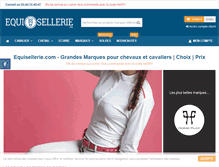 Tablet Screenshot of equisellerie.com
